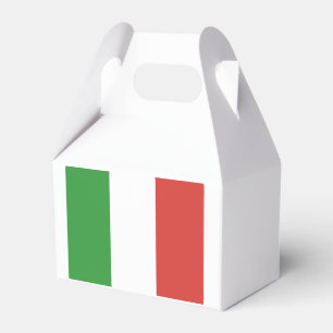 Italian Flag Favor Box