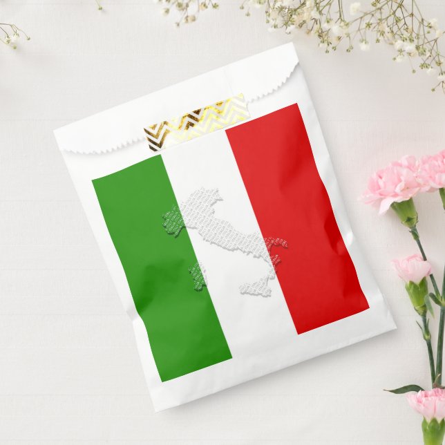 Italian flag favour bag (Sealed)