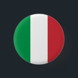 Italian Flag, Flag of Italy 1 Inch Round Button<br><div class="desc">Italian Flag,  Flag of Italy button/badge by World Flags United.</div>