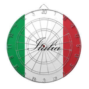 Italian Flag - Flag of Italy - Italia Dartboard