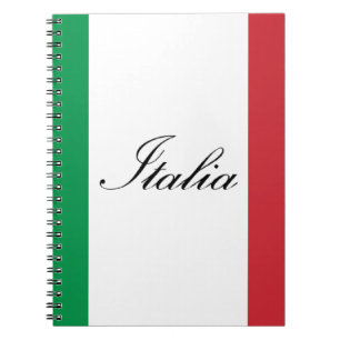 Italian Flag - Flag of Italy - Italia Notebook