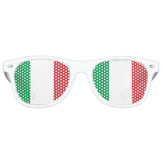 Italian Flag - Flag of Italy - Italia Retro Sunglasses