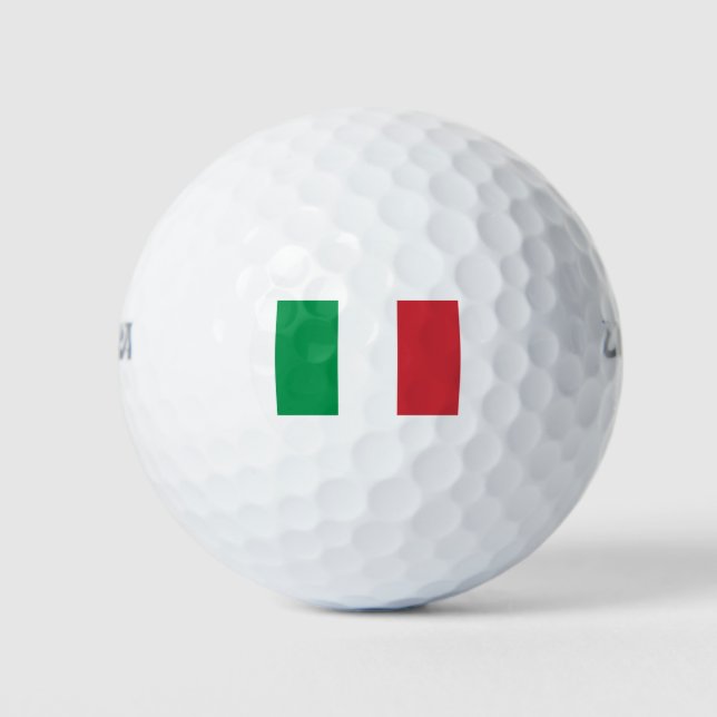 Italian flag golf balls (Front)