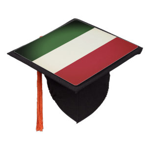 Italian Flag Graduation Cap Topper