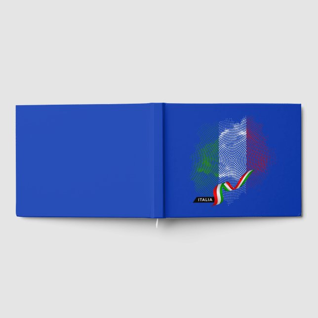 Italian flag guest book (Full)
