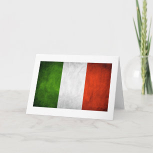 Italian Flag, Italy Flag Card