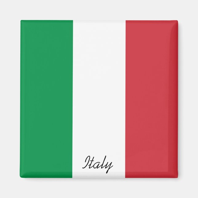 Italian Flag (Italy) Magnet (Front)