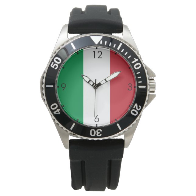 Italian Flag (Italy) Watch (Front)