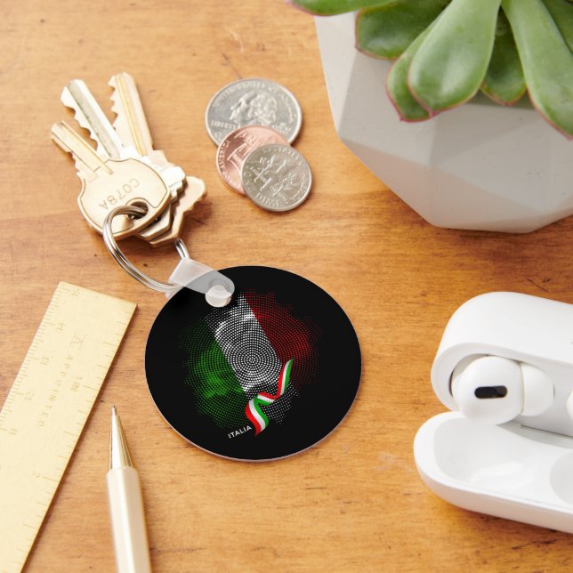 Italian flag keychain (Desk)