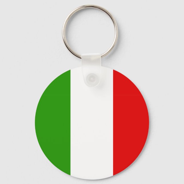 Italian Flag Keychain (Front)