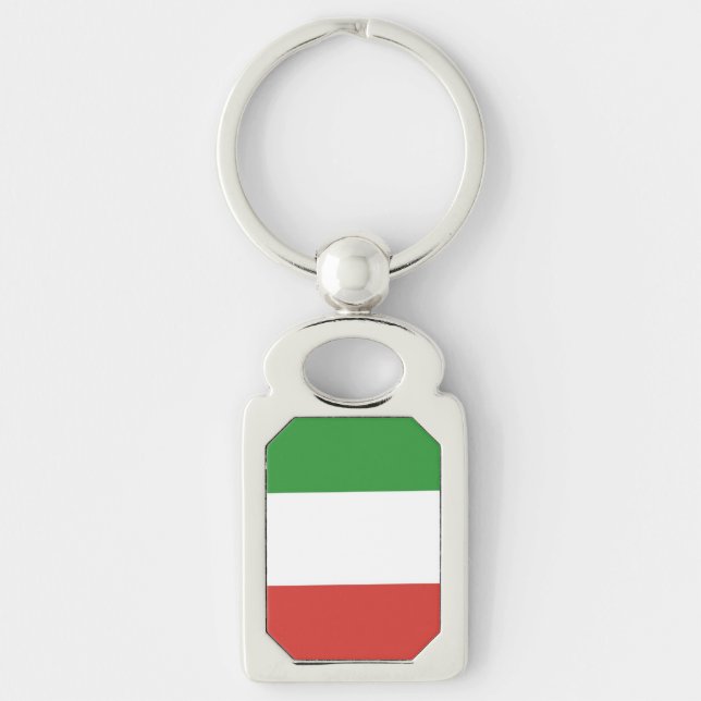 Italian Flag Keychain (Front)