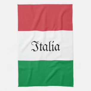 Italian Flag Kitchen Towel
