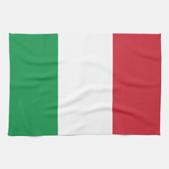 Italian Flag Kitchen Towel (Horizontal)