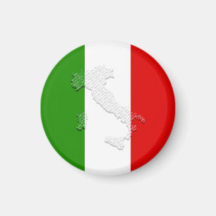 Italian flag magnet