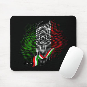 Italian flag mouse pad