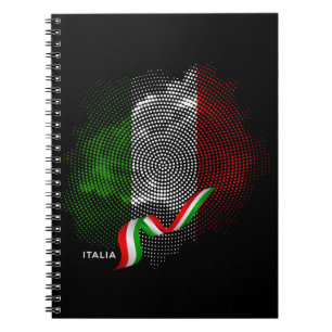 Italian flag notebook