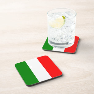 Italian Flag of Italy Bandiera d'Italia Coaster