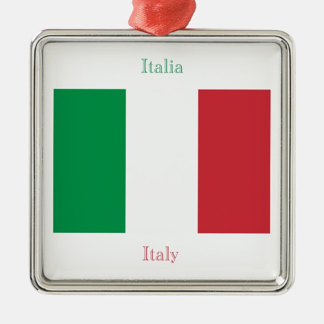 Italian Flag Ornament (Front)