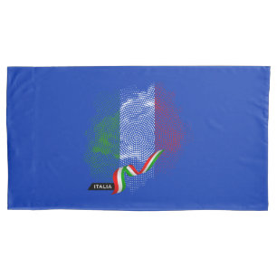 Italian flag pillowcase