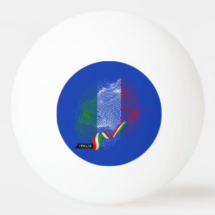 Italian flag ping pong ball