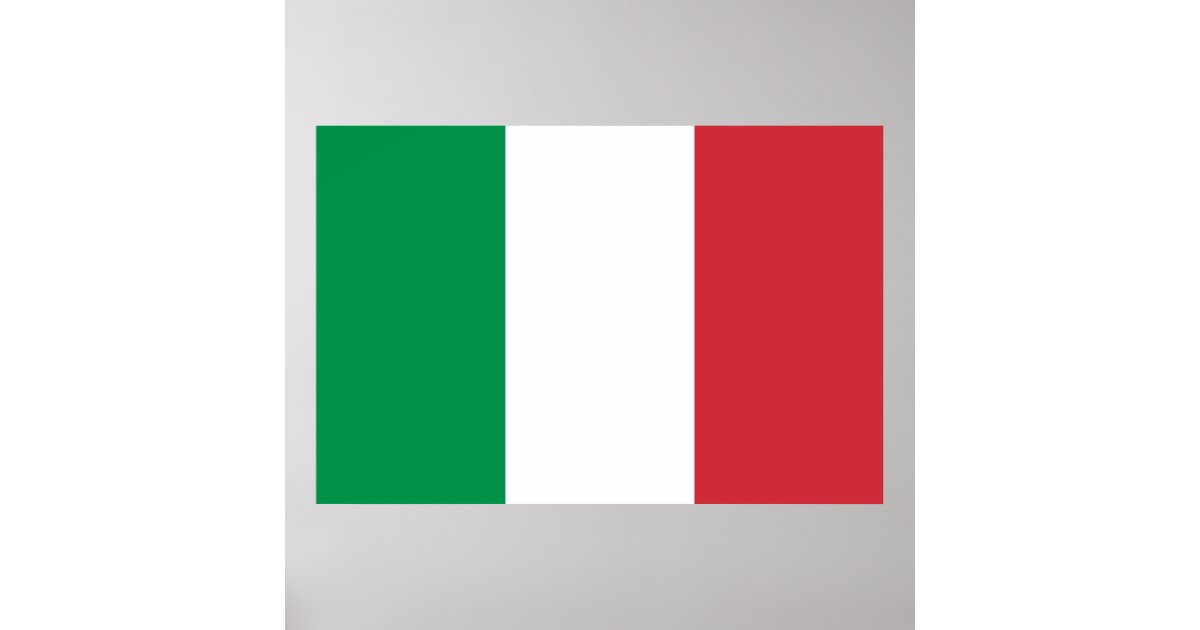 Italian Flag Print | Zazzle.ca