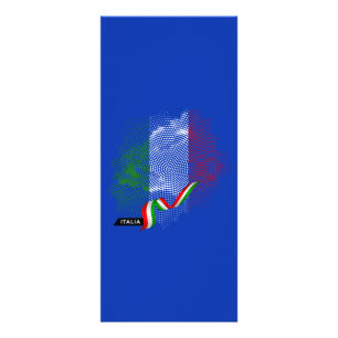 Italian flag rack card