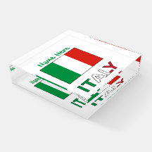 Italian Flag Republic Day Pride Personalized Gift