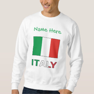 Italian Flag Republic Day Pride Personalized Gift Sweatshirt