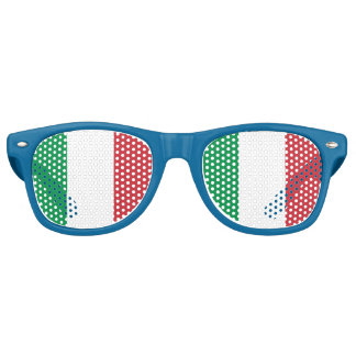 Italian Flag  Retro Sunglasses