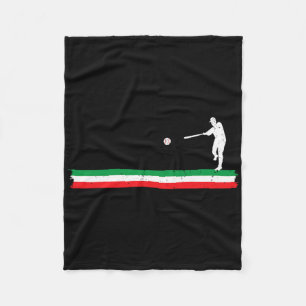 Italian Flag Sell Player Coach Softll Team Sports  Fleece Blanket