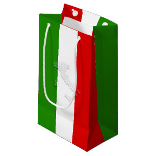 Italian flag small gift bag