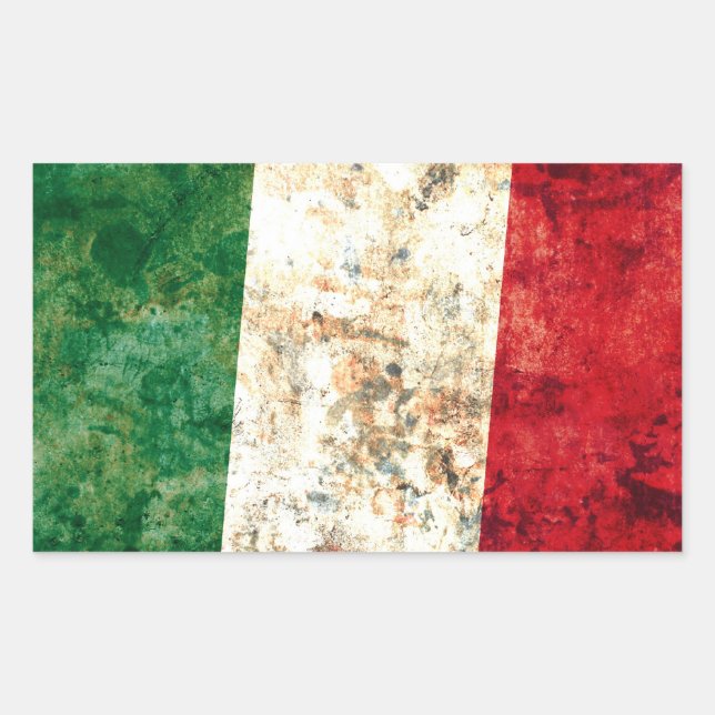 Italian Flag Sticker (Front)