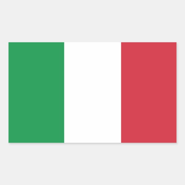 Italian Flag Sticker (Front)