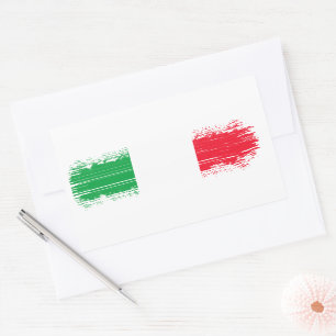 Italian flag sticker