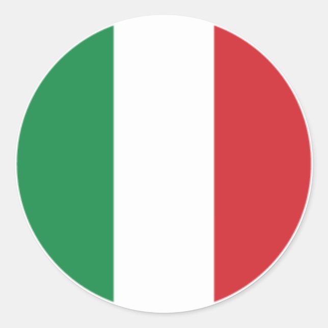 Italian Flag Stickers by Burton (Front)