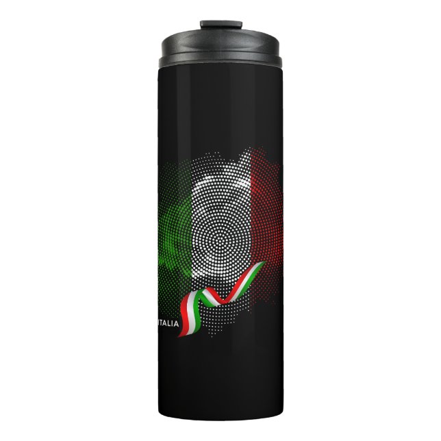 Italian flag thermal tumbler (Front)