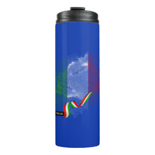 Italian flag thermal tumbler