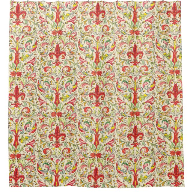 Italian Florentine Fleur de Lis Pattern (Front)