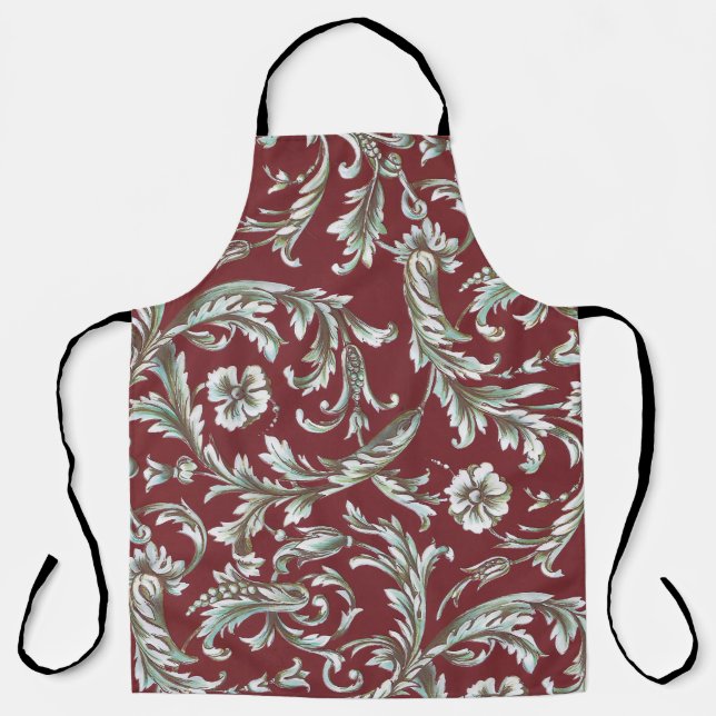Italian Florentine Flourishes Apron (Front)