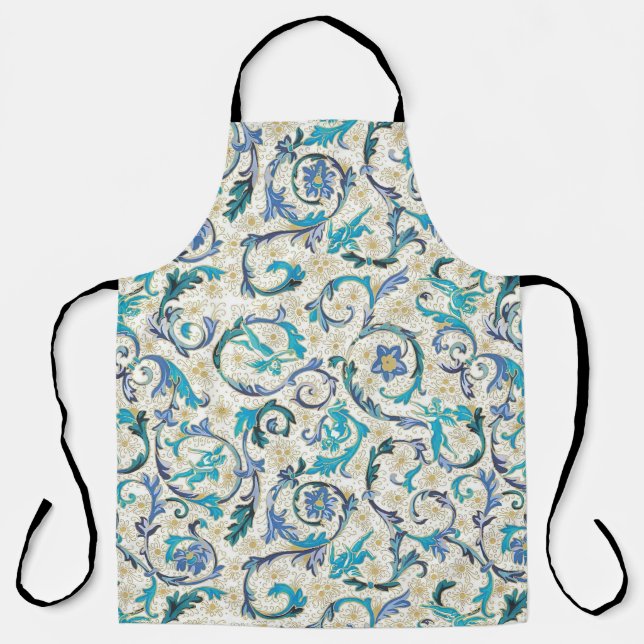 Italian Florentine Flourishes Apron (Front)