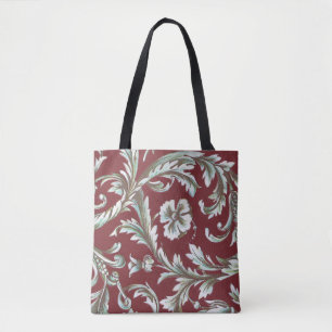 Italian Florentine Flourishes Pattern Tote Bag