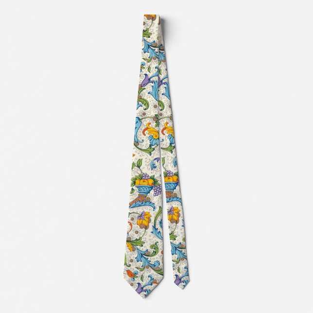 Italian Florentine Flourishes Tie (Front)