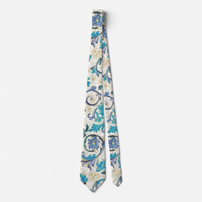 Italian Florentine Flourishes Tie (Front)