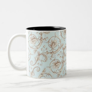 Italian Florentine Flourishes Two-Tone Coffee Mug
