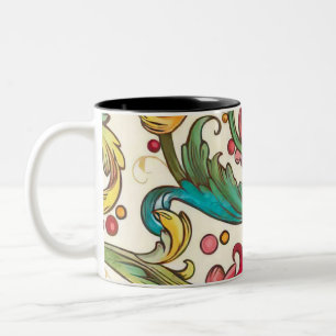 Italian Florentine Flourishes Two-Tone Coffee Mug