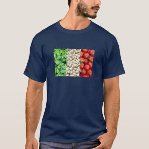 Italian Food Flag Tshirt