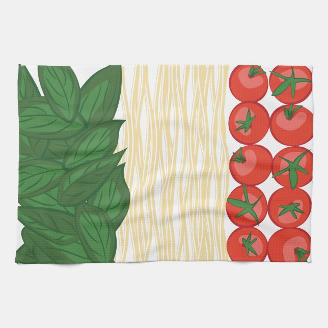 Italian Food Kitchen Towel (Horizontal)