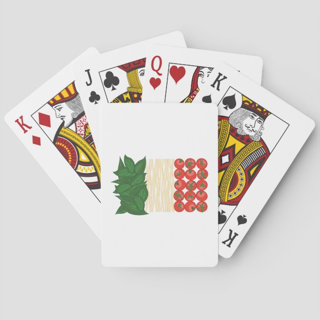 Italian Food Playing Cards (Back)