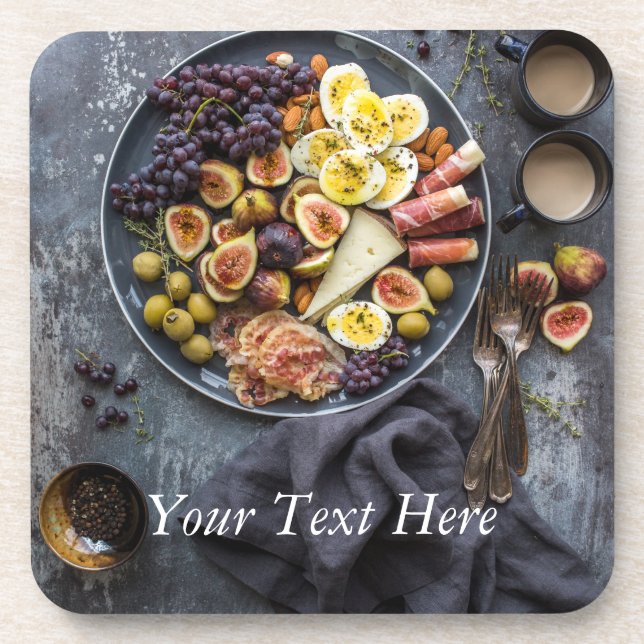 Italian Food Selection Coaster (Front)