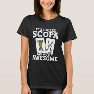 Italian Game Enthusiast Card Game Player Awesome S T-Shirt